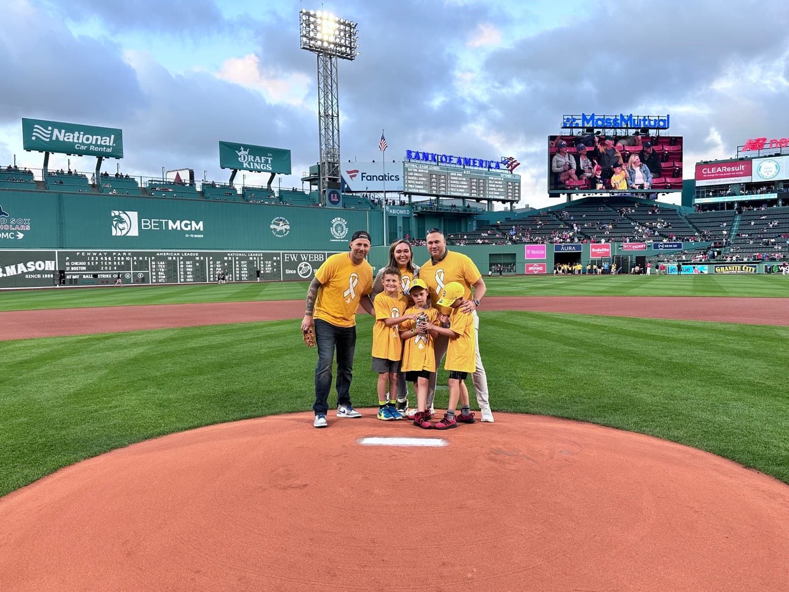 Fenway Park First Pitch